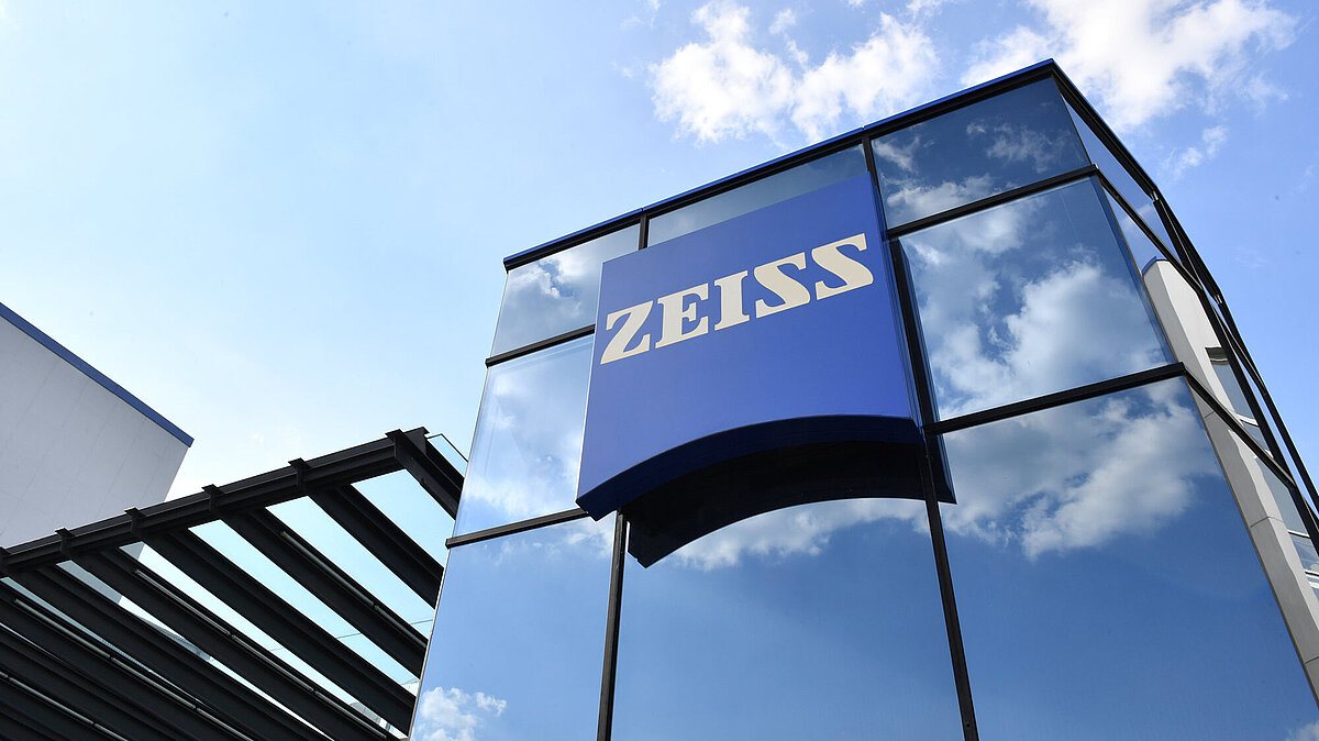 ZEISS logo on the main building